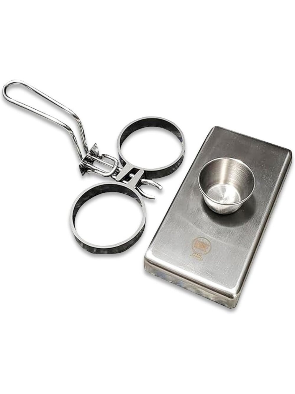 Durable Stainless Steel Egg Rings - Heat-Resistant, Even Cooking, 2-Piece Set